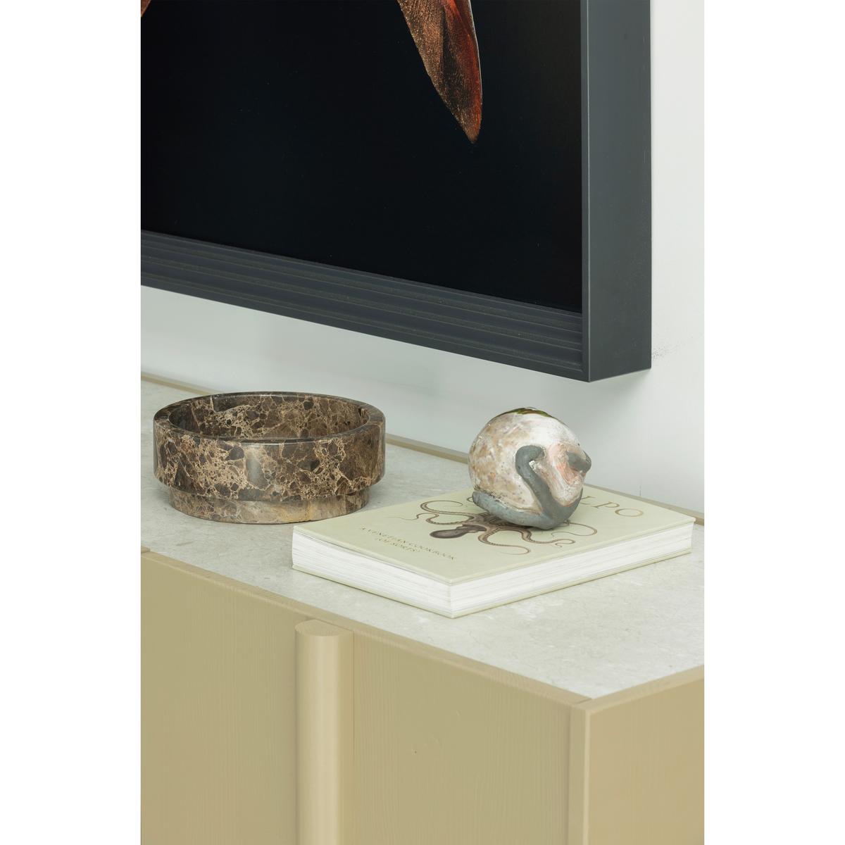 OBERPLATTE Basu Grau B: 197cm - Grau, Design, Kunststoff/Stein (197/1/40cm) - Livetastic