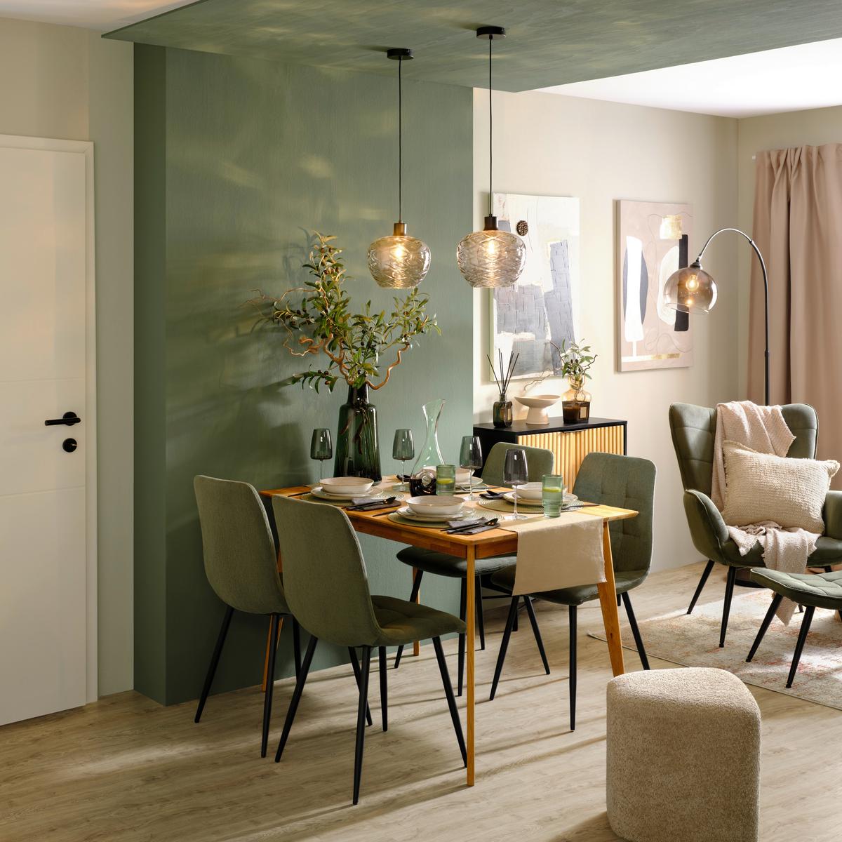 ZÁVĚSNÉ SVÍTIDLO RUZ - černá, Moderní, kov/sklo (24/120cm) - Modern Living