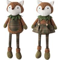 DEKOFUCHS XAVI -PAZ- - Braun/Weiß, KONVENTIONELL, Textil (20/12/50cm) - Luca Bessoni