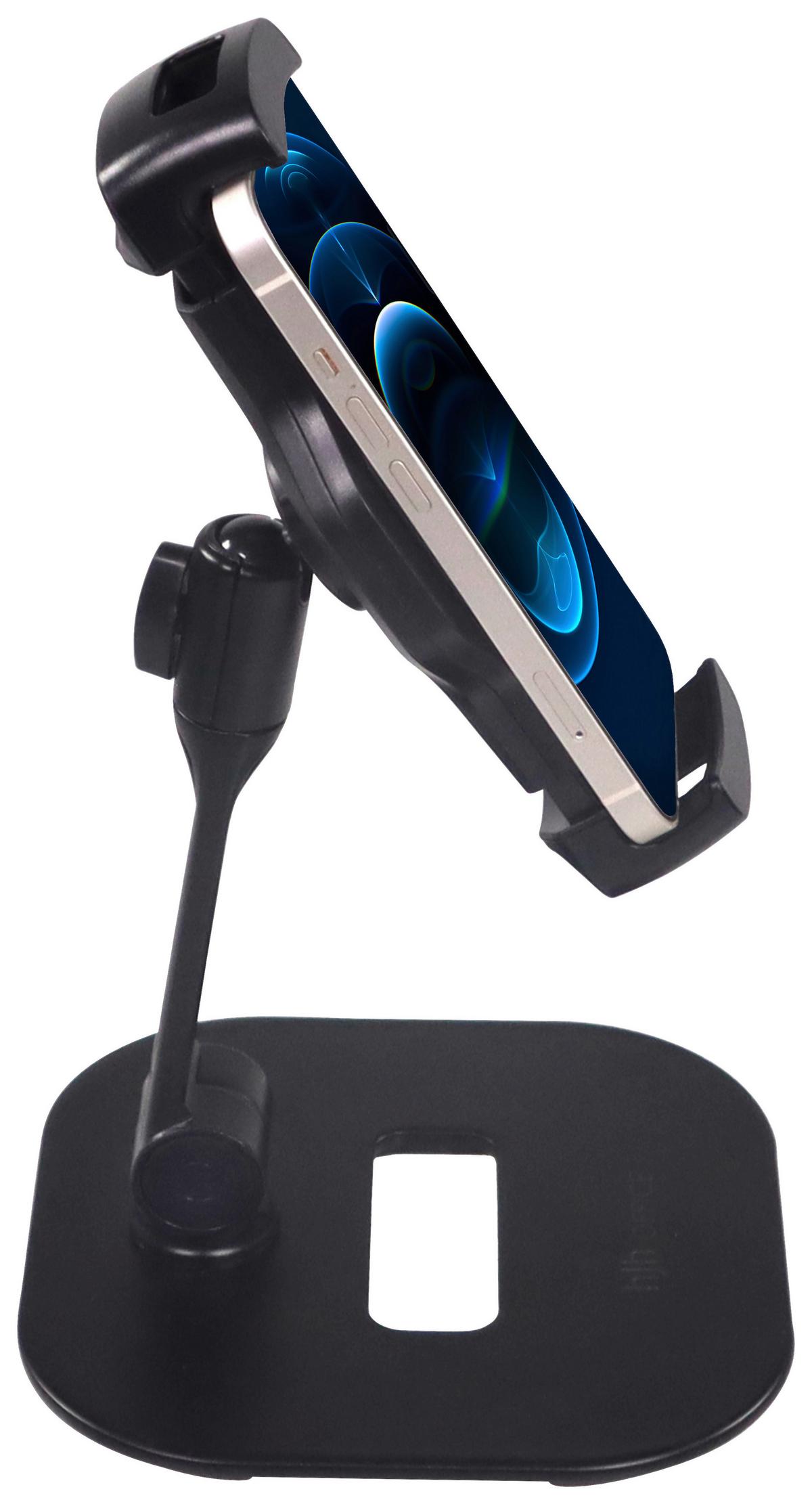 Handyhalterung Flexmobi Iv - Schwarz, MODERN, Kunststoff/Metall (15/19cm) - MID.YOU