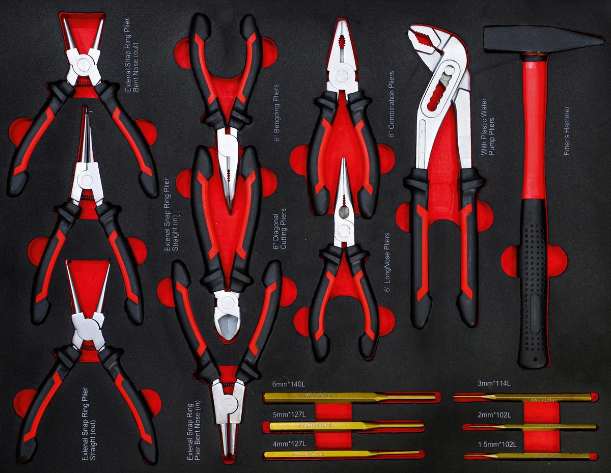 Werkstattwagen Schwarz/Rot B: 76 cm - Rot/Schwarz, Basics (76/89,5/46cm)