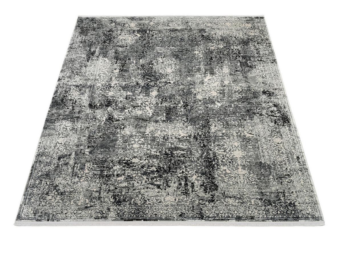 Webteppich Avignon - Dunkelgrau, Design, Textil (120/180cm) - Dieter Knoll