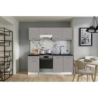 Konyhablokk Katrin  *TOP ÁR* - fehér/szürke, Modern (170cm) - Best Price
