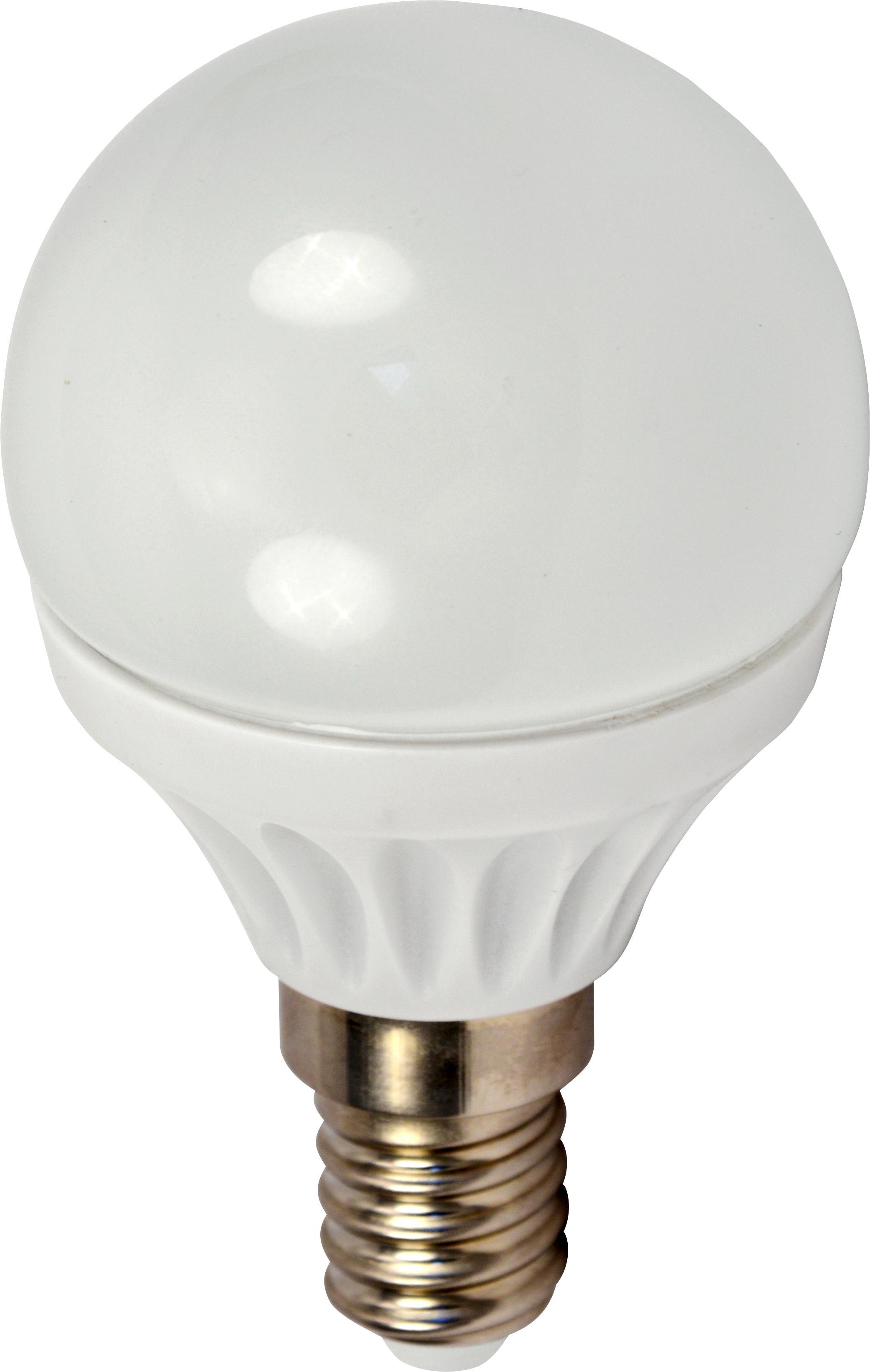 Led-izzó Bryan - Fehér, konvencionális, Üveg/Fém (4,5/8,2cm)