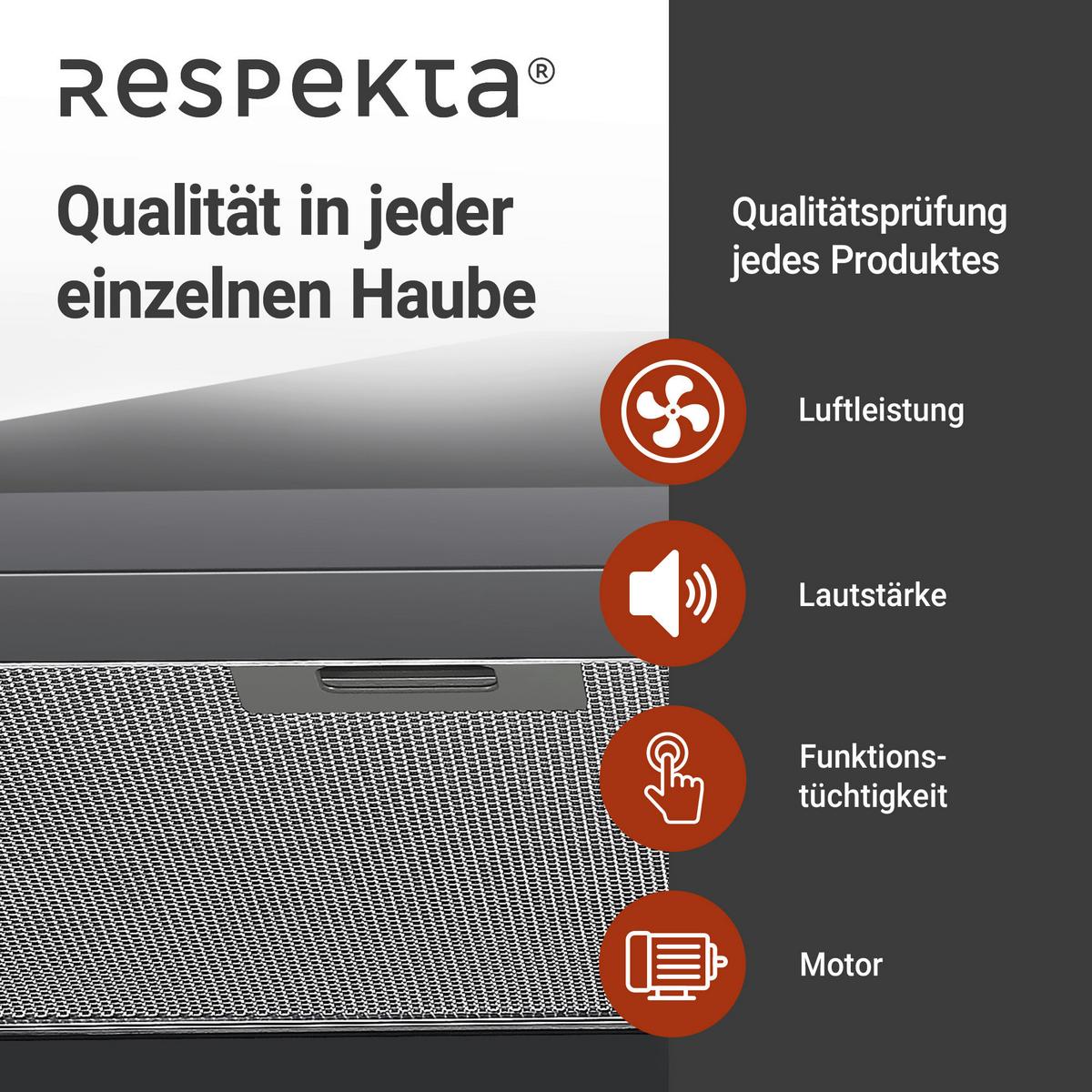 Dunstabzugshaube Karena Schwarz B: 60 Cm, Led - Schwarz, Trend, Metall (60/58-96/47,5cm) - Respekta