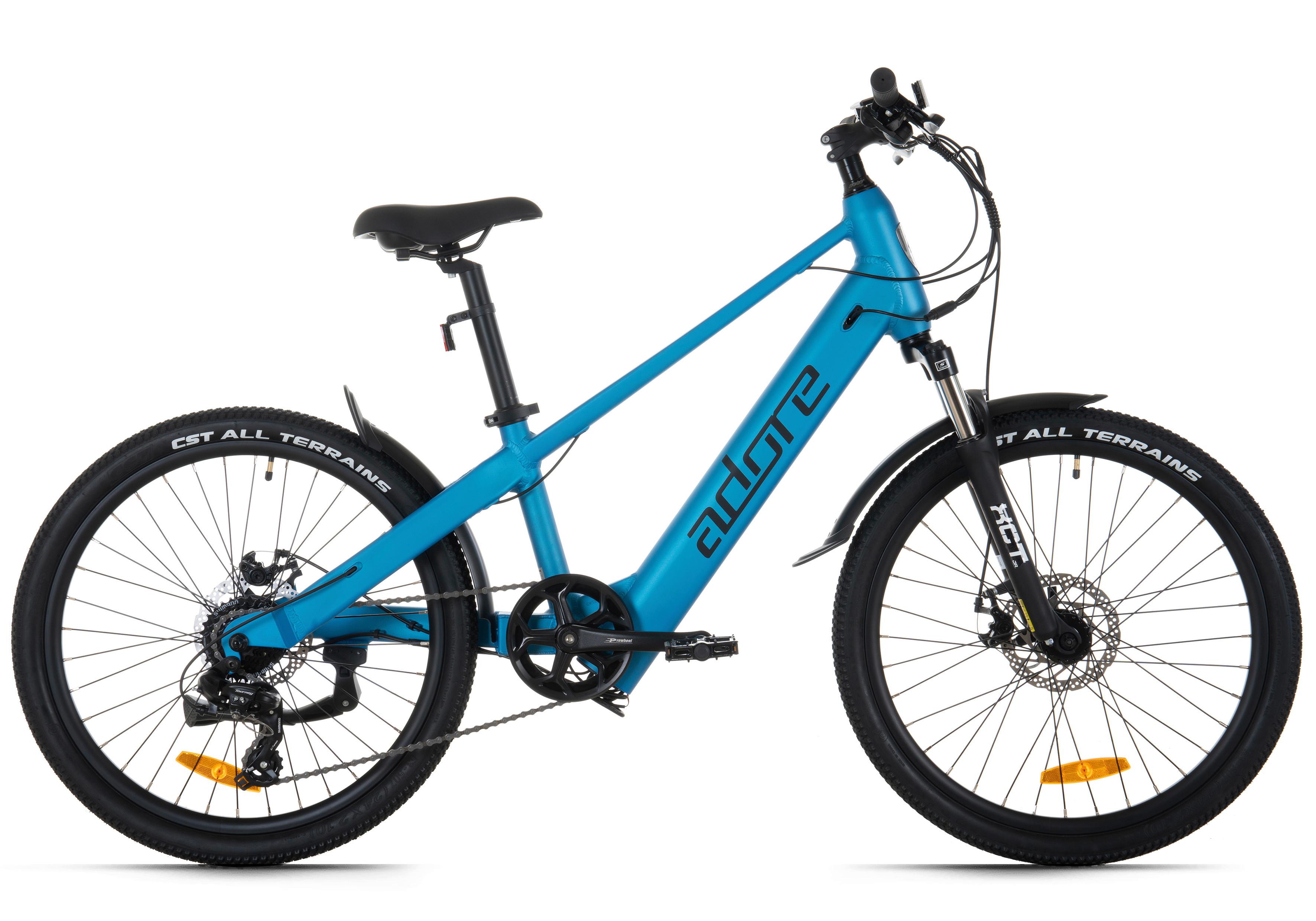 Elektrofahrrad Adore Kinder Hellblau - Hellblau, Basics, Metall (180/70/100cm)