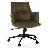 Drehstuhl Solao Life Grün B: 54 cm - Schwarz/Grün, MODERN, Kunststoff/Textil (54/85/70cm) - MID.YOU