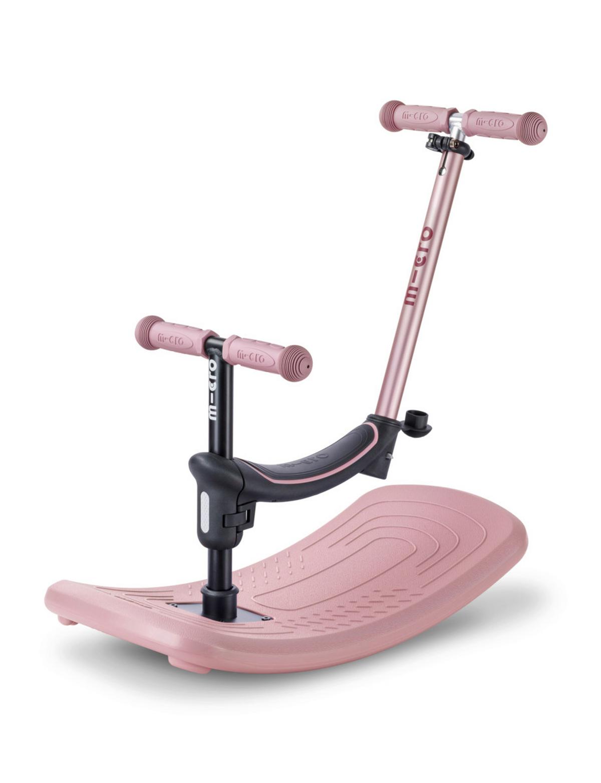 Kinderscooter Rosa/grau Mehrere Möglichkeiten - Hellrosa, Basics, Kunststoff/Metall (67/28/45-77cm) - Micro Mobility
