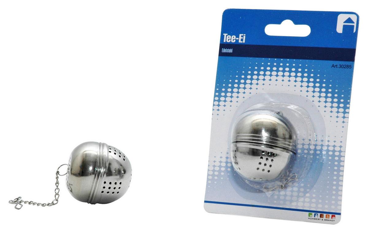 Tee-Ei Freda Edelstahl Zum Einhängen - Alufarben, KONVENTIONELL, Metall