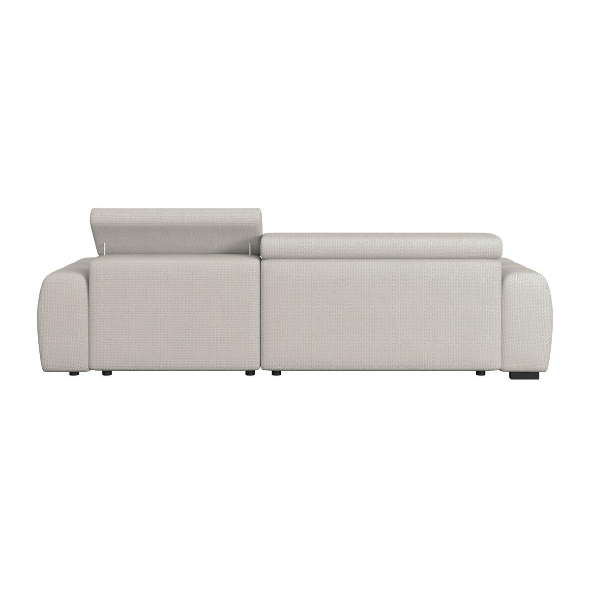 Ecksofa Fargo S Beige, B: 285 Cm - Sandfarben/Beige, Trend, Textil (285/168cm)