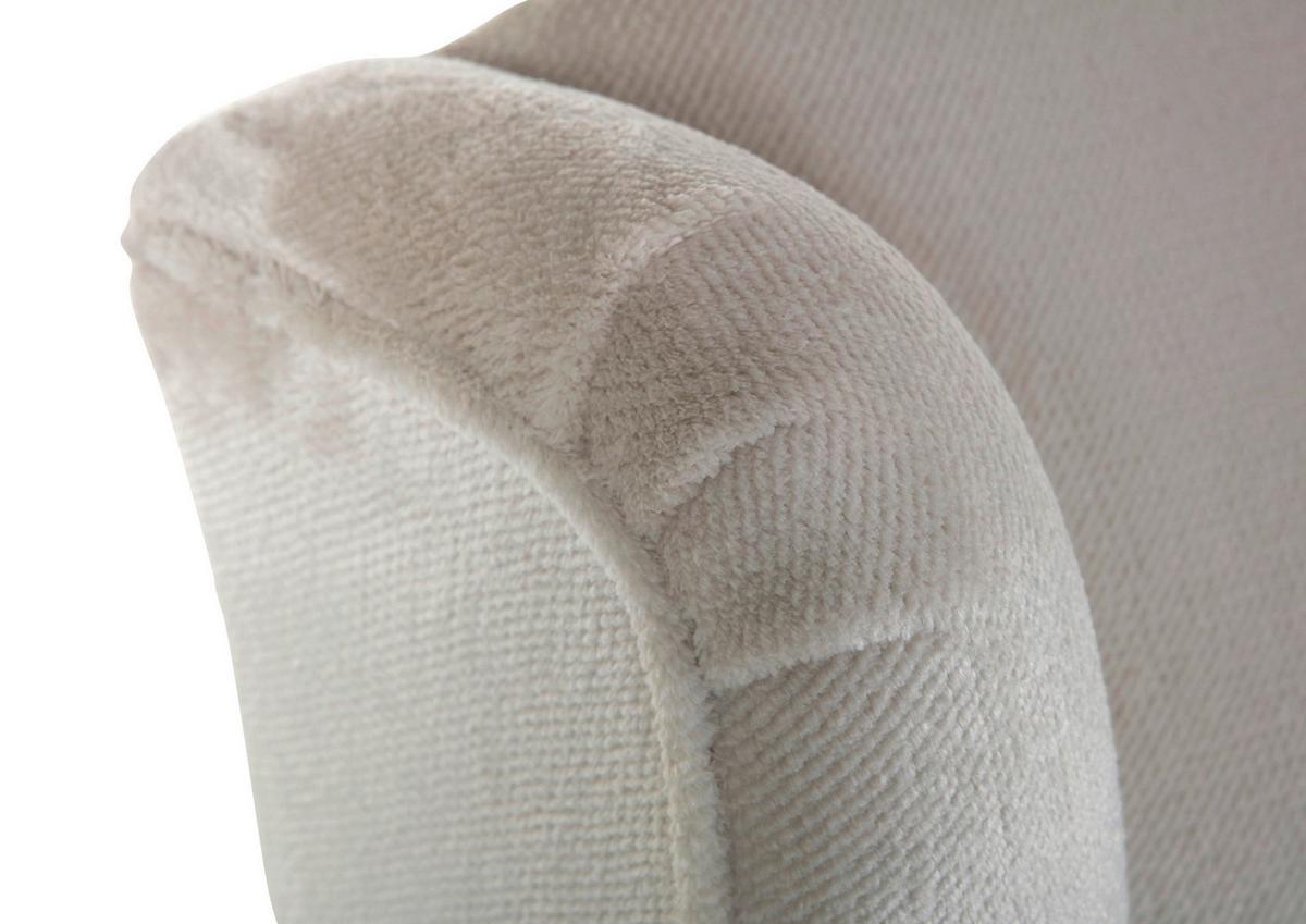 KŘESLO UŠÁK VIOLA - bílá/přírodní barvy, textil (82/95/48/85cm) - Mömax