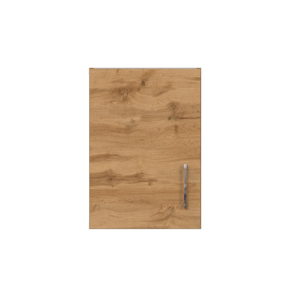 Küchenoberschrank Chic B: 40 Cm Eichefarben 1 Drehtür - Eiche Wotan, MODERN, Holzwerkstoff (40/57/34cm) - Held