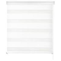 Doppelrollo Emanuel Halbtransparent 45x160 Cm - Weiß, MODERN, Kunststoff/Textil (45/160cm) - Luca Bessoni