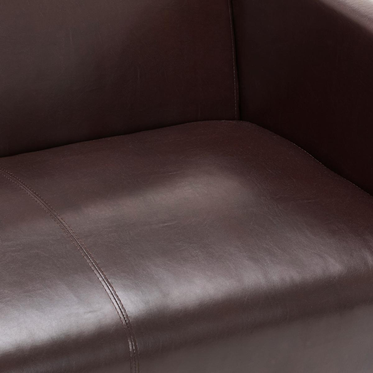 2-sitzer-sofa Aruba Dunkelbraun - Dunkelbraun/Grau, MODERN, Textil (111/78/71cm) - MID.YOU