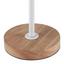 Stolová Lampa Mauricio - biela, Moderný, kov/drevo (18/15/30cm) - Modern Living Stolová Lampa Mauricio - biela, Moderný, kov/drevo (18/15/30cm) - Modern Living
