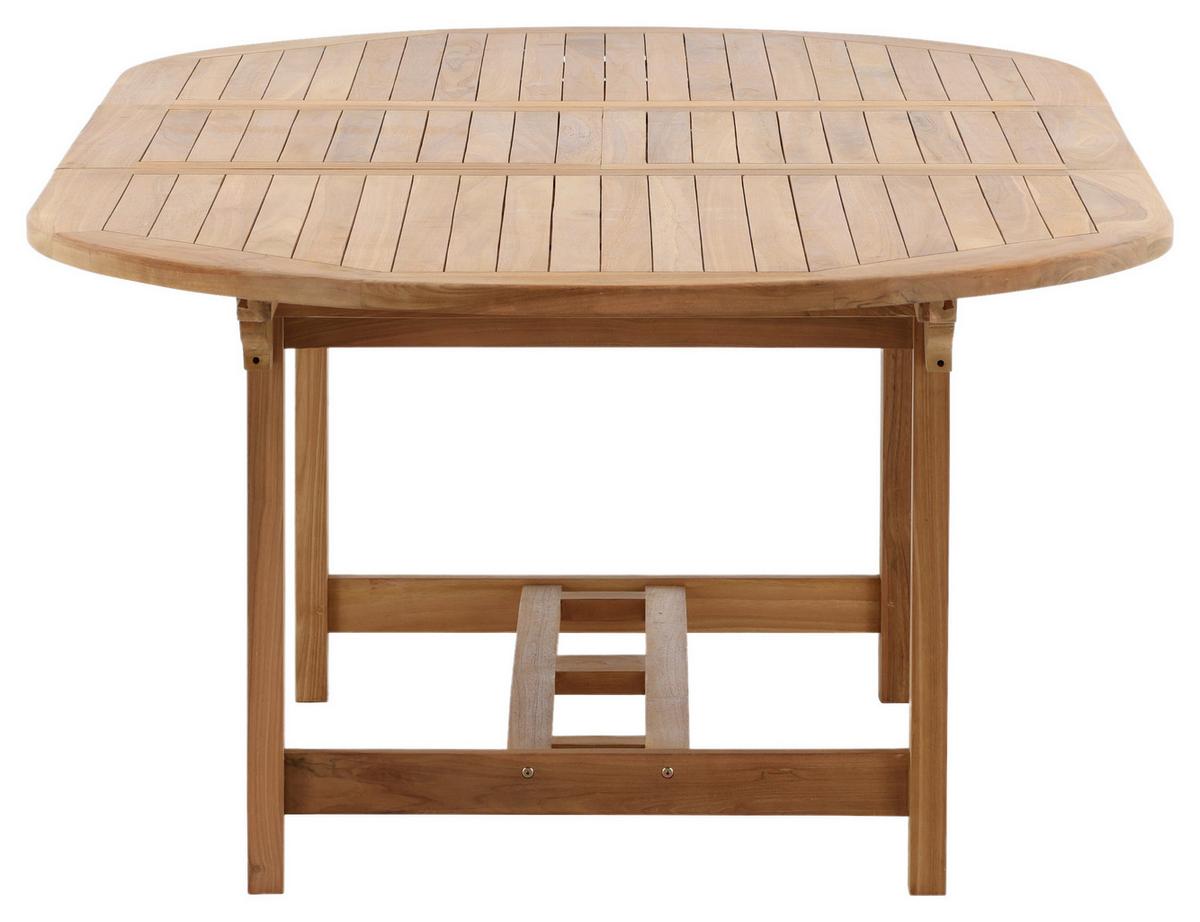 Gartentisch Kenya Teakholz L 180 Cm - Teakfarben, KONVENTIONELL, Holz (180/120/75cm) - Gardenson