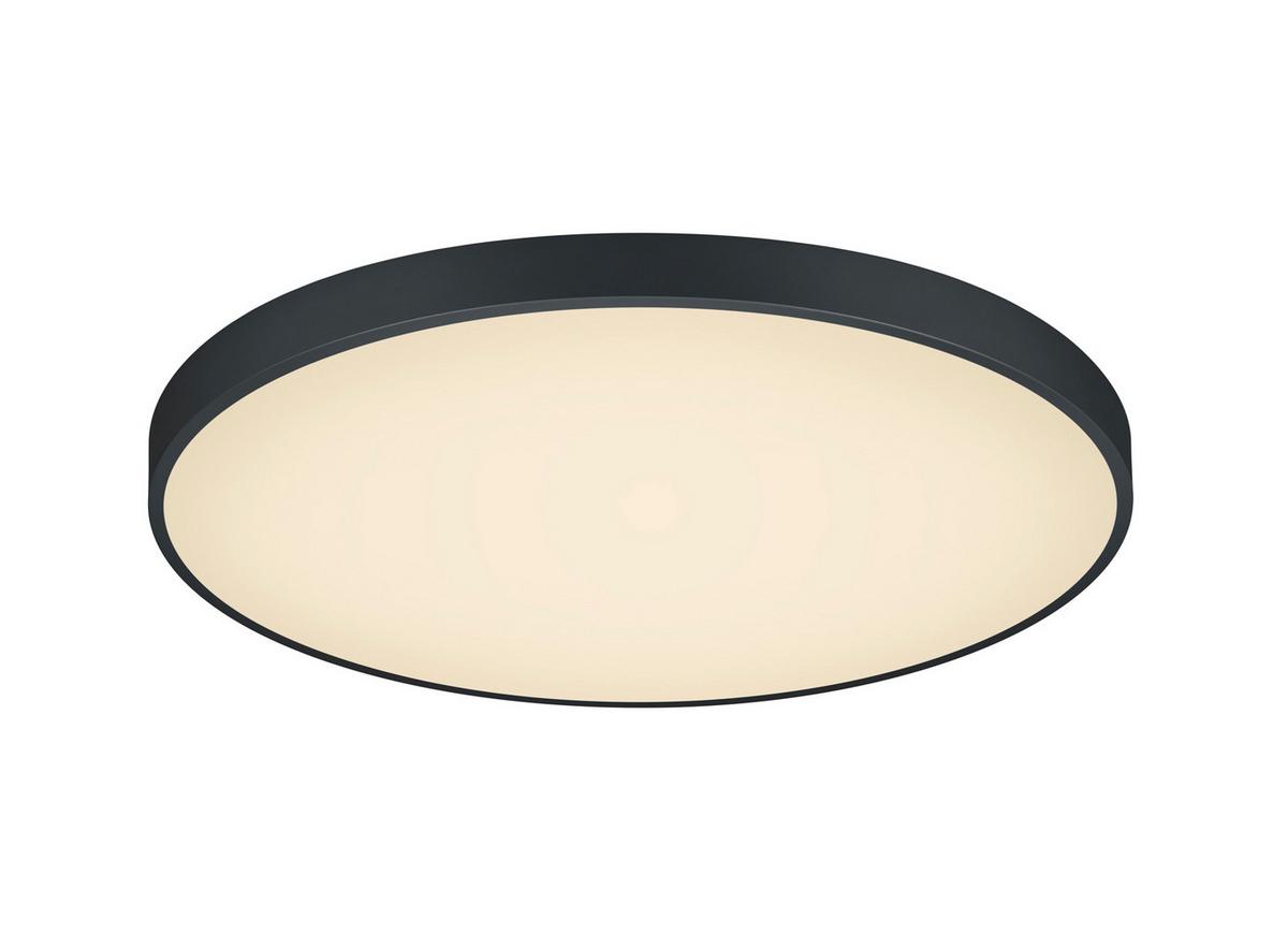LED-Deckenleuchte 627417532 Waco - Schwarz, Design, Metall (75/6,5cm) - Trio Leuchten