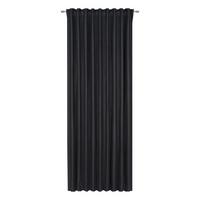 HOTOVÝ ZÁVES ULRICH -EXT- -TOP- - čierna, textil (135/245cm) - Modern Living