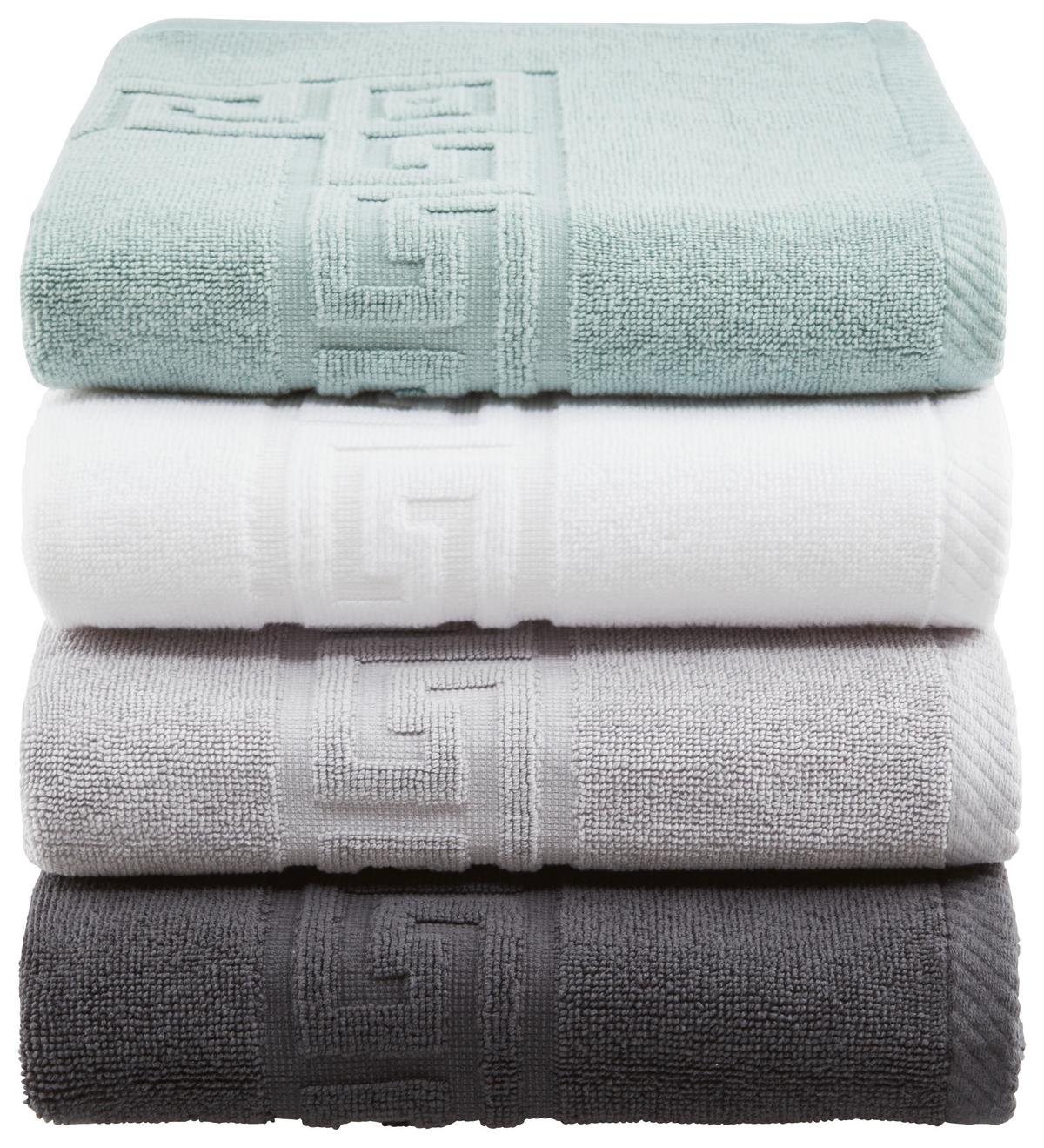 Fürdőszobaszőnyeg Mäander - fehér, Romantik / Landhaus, textil (50/70cm) - James Wood