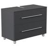 Waschbeckenunterschrank Mondial Graphitfarben B: 85 cm - Graphitfarben, MODERN, Holzwerkstoff (85/63/41,6cm) - MID.YOU