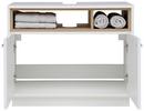 Waschbeckenunterschrank Mit Soft-Close Milano B 80cm, Weiß - Weiß, MODERN, Holzwerkstoff (80/64/40cm)