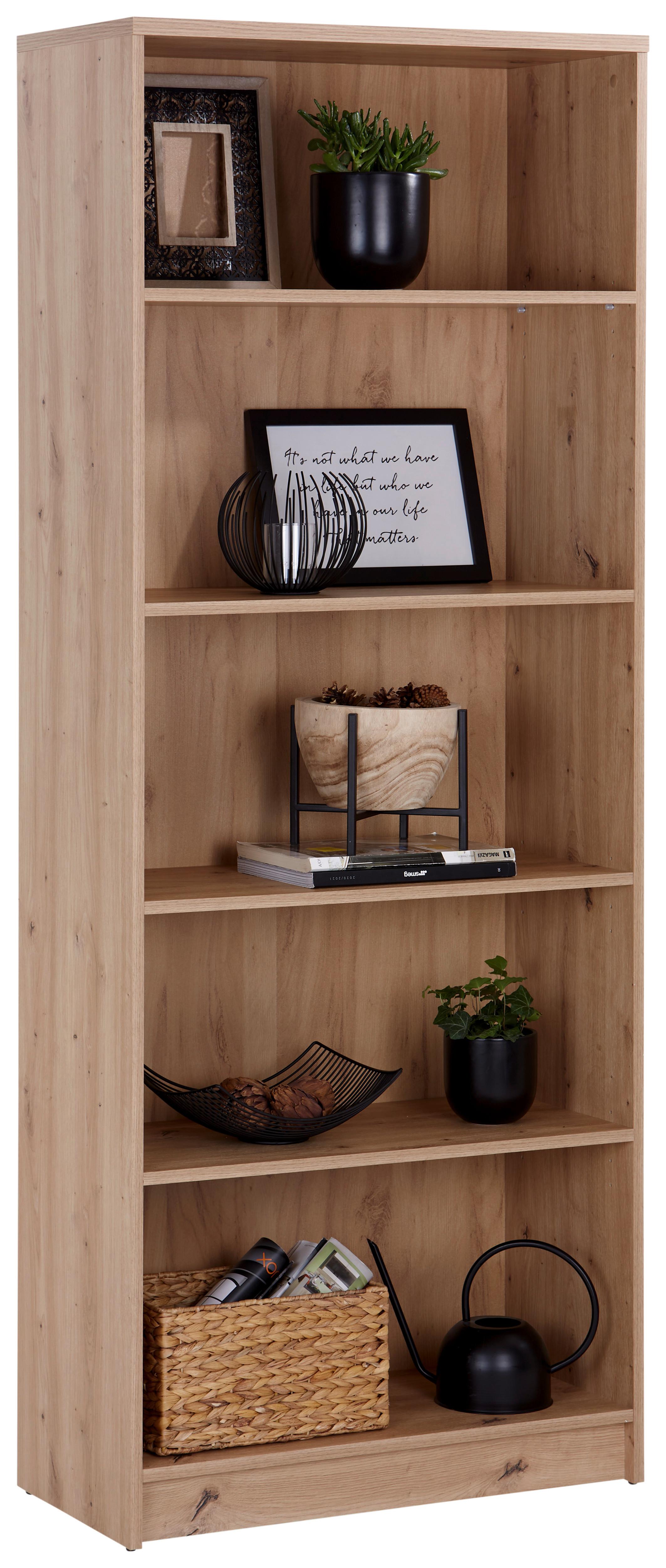 Regal 4-you New B: 74 Cm Eiche Artisan Dekor - Eiche Artisan, MODERN, Holz (74/189,5/35,2cm)