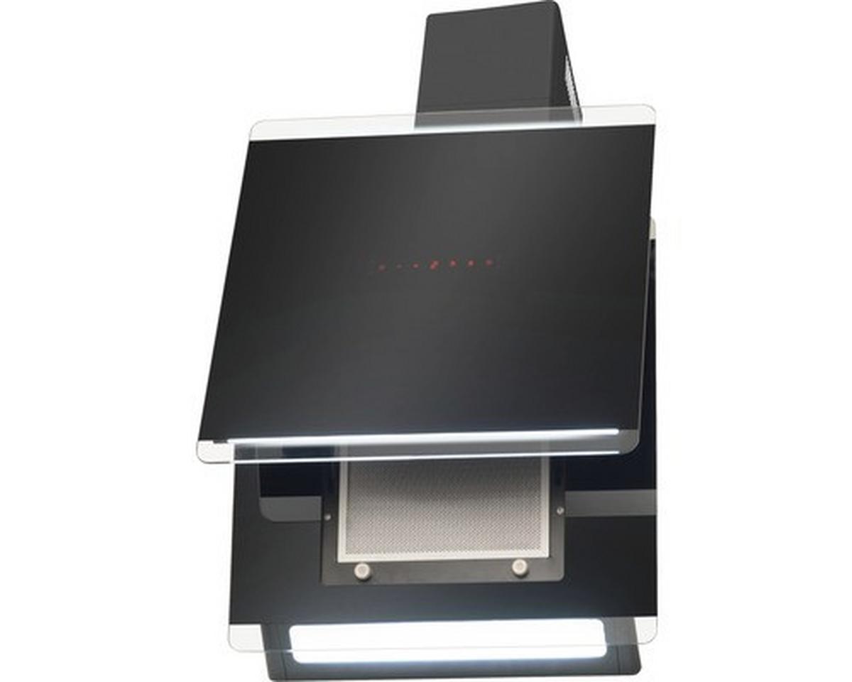 Dunstabzugshaube Khf 695 601 S - Schwarz, Basics, Glas/Metall (60/94-142/47,5cm) - Amica