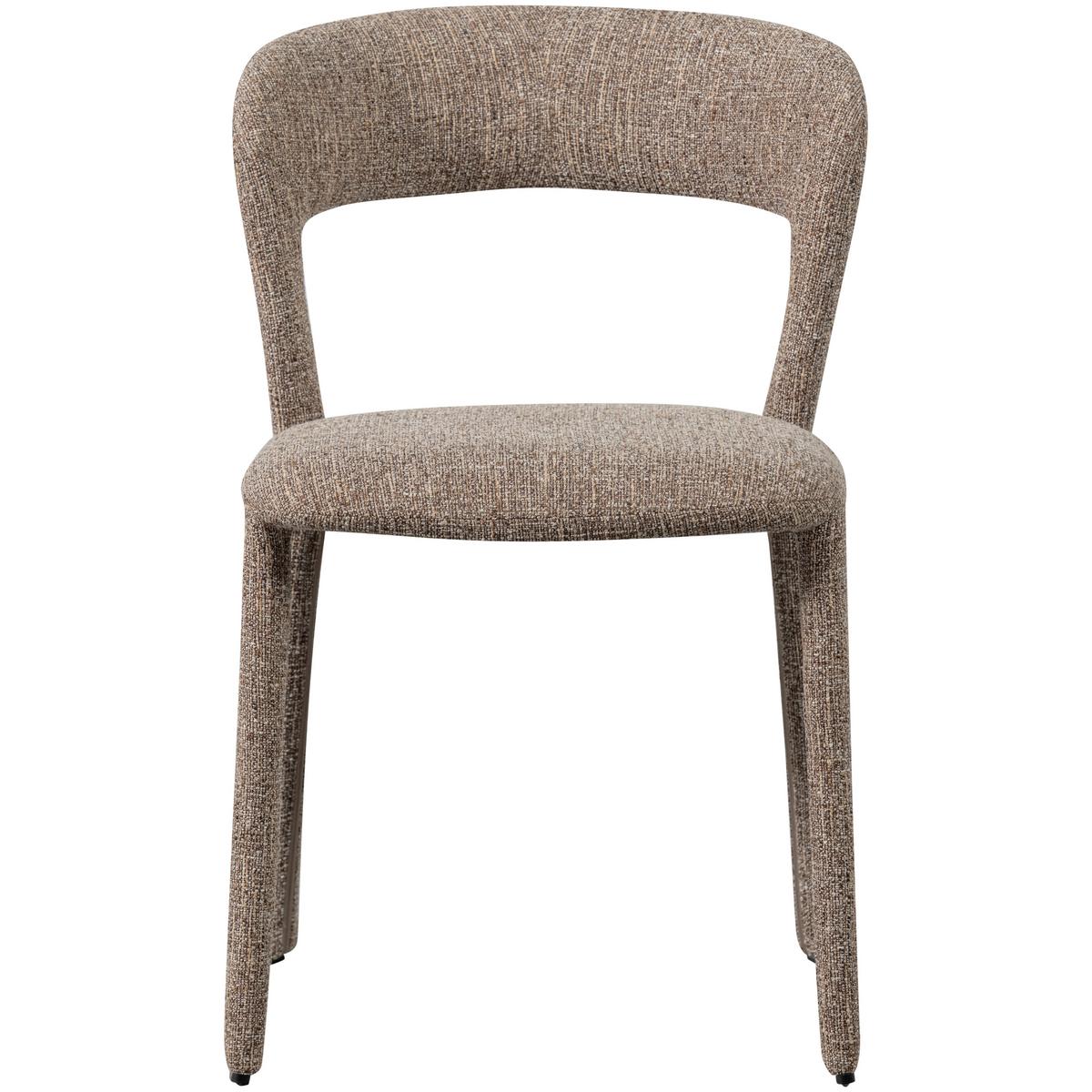 Stuhl-Set Noble Braun/Sandfarben B: 51cm - Sandfarben/Braun, MODERN, Textil (51/76/56cm) - Livetastic