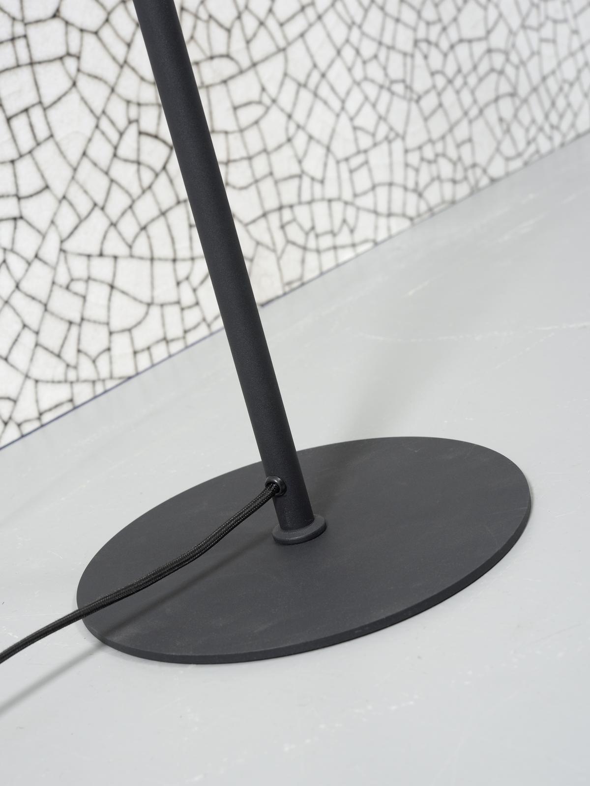 Stehlampe Marseille Schwarz Drehbar - Schwarz, Design, Metall (17/141/17cm) - It's about Romi