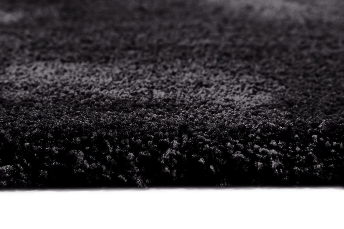 Hochflor Teppich Schwarz Relaxx 200x290 cm - Schwarz, Basics, Textil (200/290cm) - Esprit