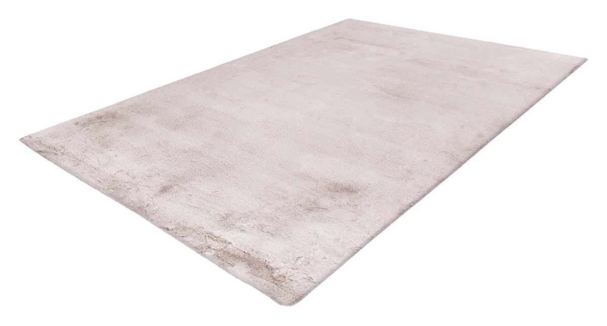 Hochflorteppich Saika 100 - Creme/Weiß, KONVENTIONELL, Textil (80/150cm)