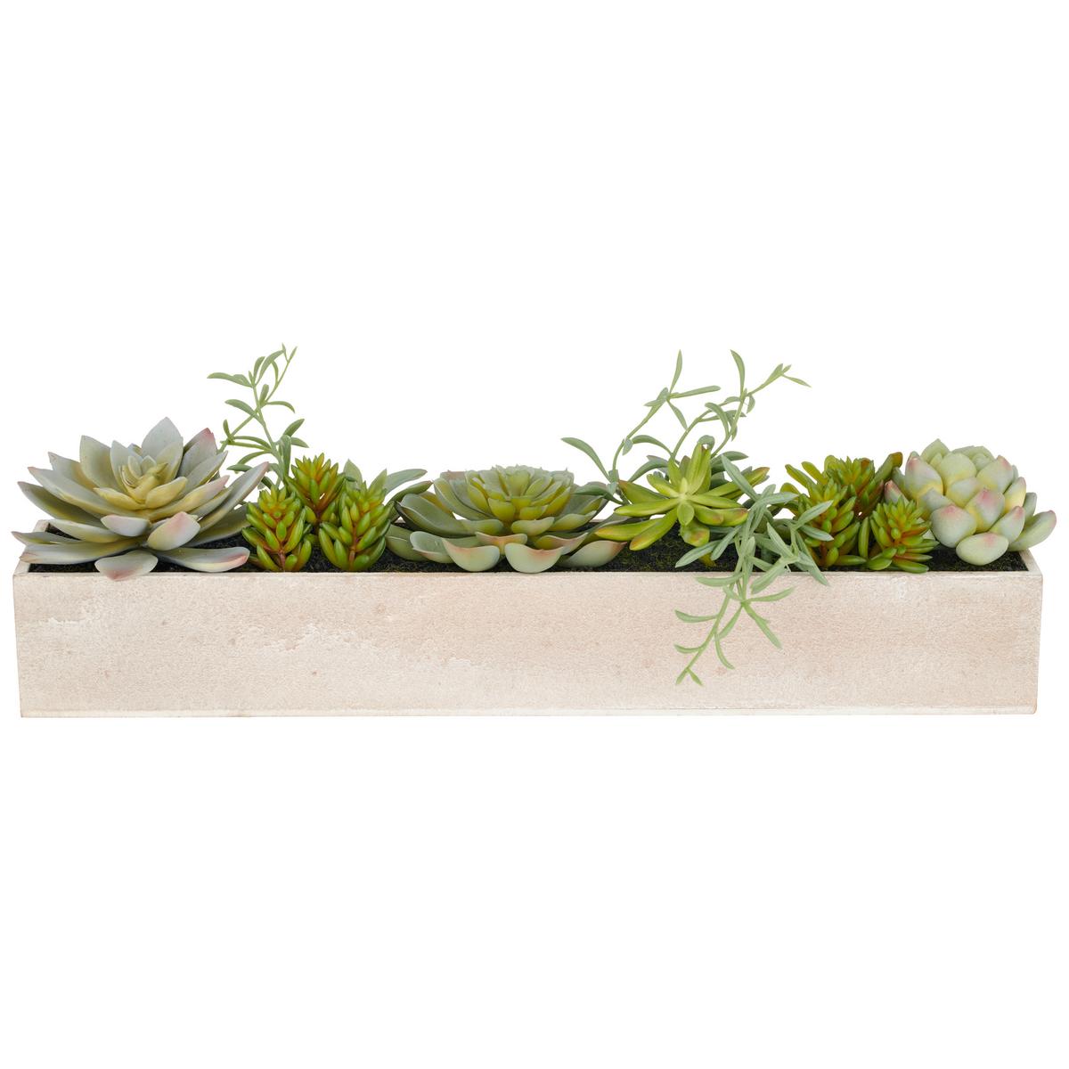 Kunstpflanze Grün B: 40 Cm - Grün, Basics, Kunststoff (40/8/6cm)