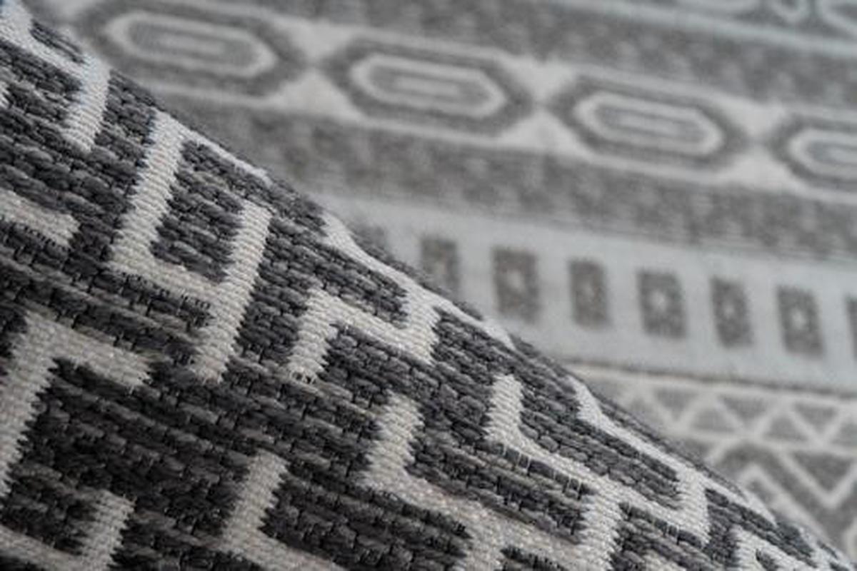 Webteppich Creme/Taupe Yoga 160x203 cm - Taupe/Creme, Trend, Textil (160/230cm) - Kayoom