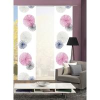 Flächenvorhang 3-tlg. Rawlins B: 60 Cm, Flieder, Blickdicht - Flieder, Basics, Textil (60/245cm)