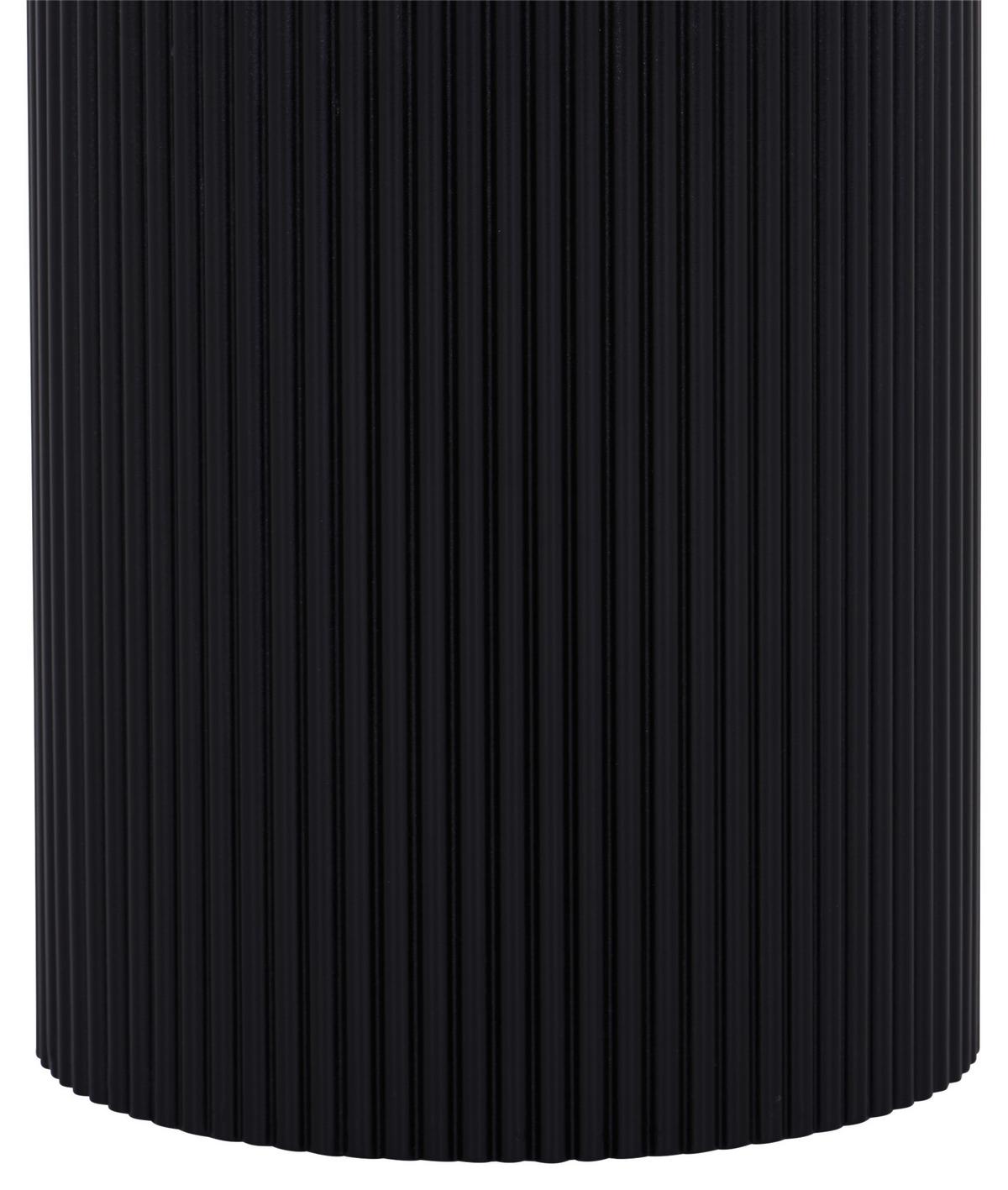 Beistelltisch Linz , Schwarz - Schwarz, Design, Holzwerkstoff (40/41/40cm) - Livetastic
