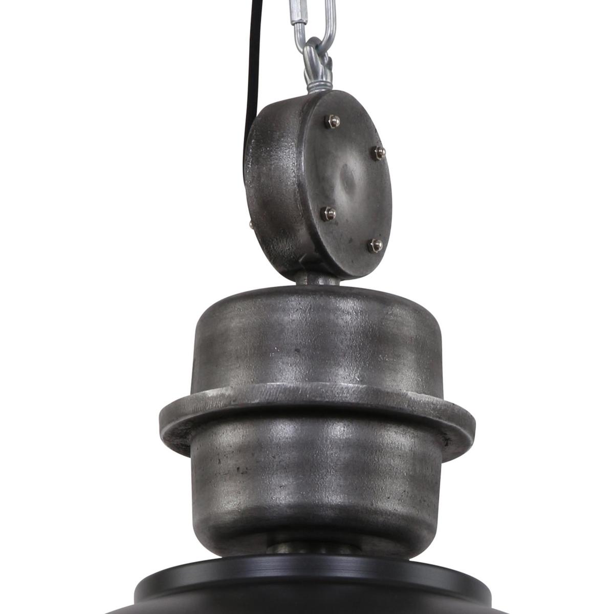 Pendelleuchte Bikkel - Braun, Trend, Glas/Metall (52/153/52cm)