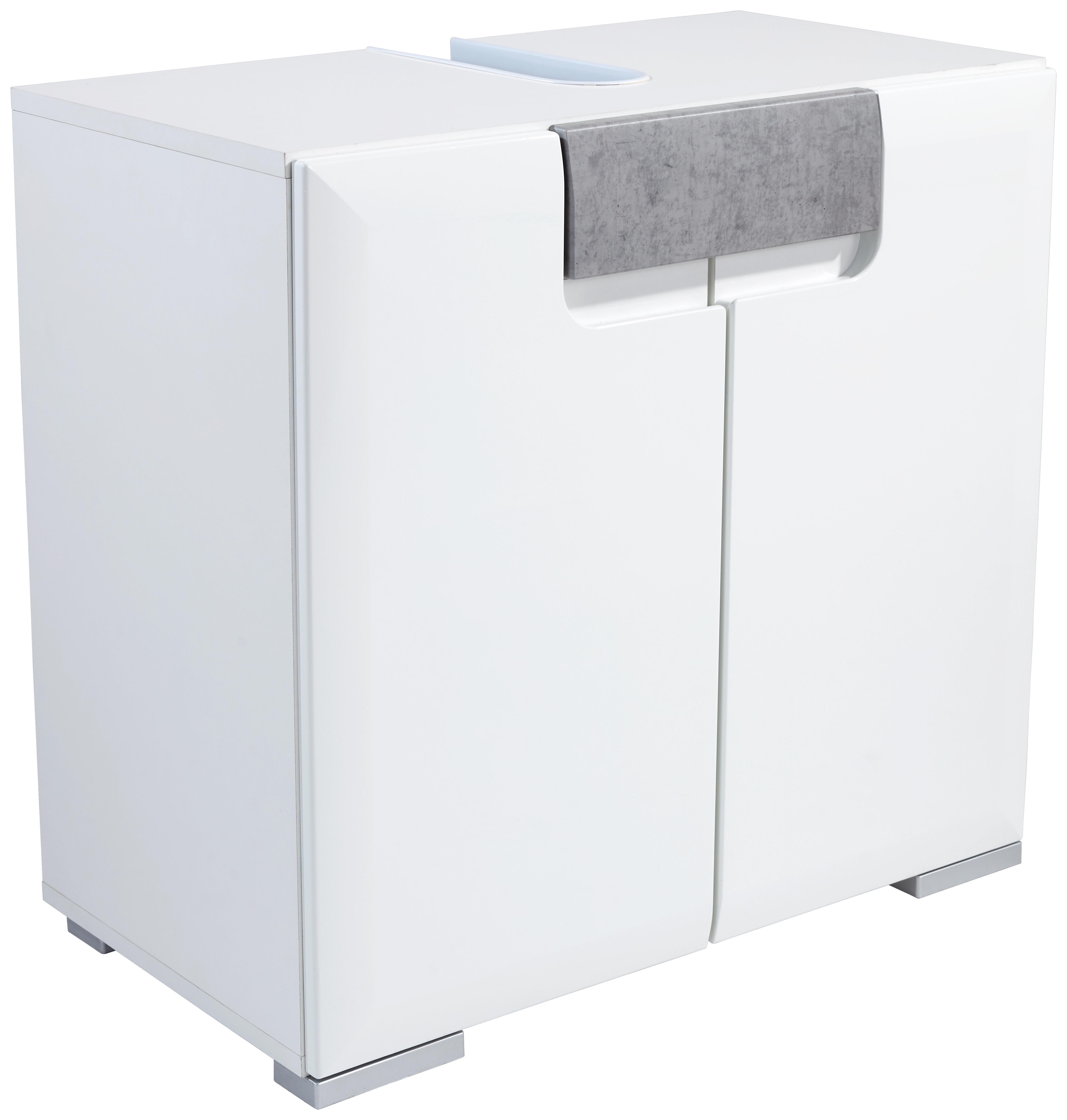 Mosdó Alsószerkény Toronto - Szürke/Fehér, konvencionális, Faalapú anyag (70/64,2/34,4cm) - Ombra