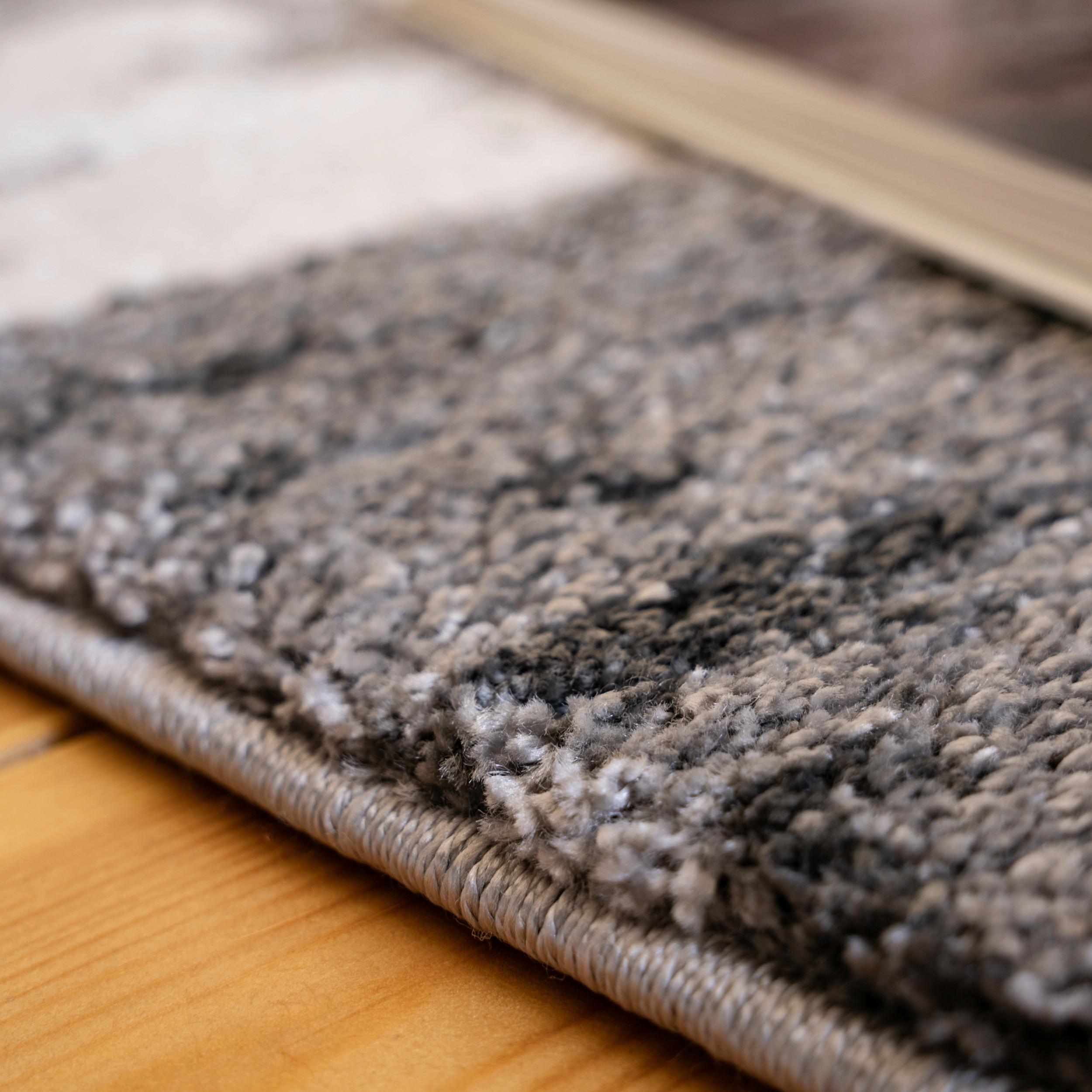 Hochflorteppich My Canyon 971 - Grau, Basics, Textil (120/170cm) - Obsession