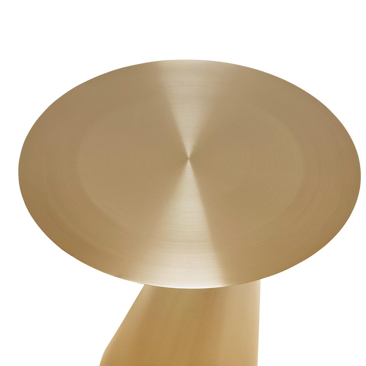 PRÍRUČNÝ STOLÍK KACY -TREND- - zlatá, Romantik / Landhaus, kov (40/45cm) - Premium Living