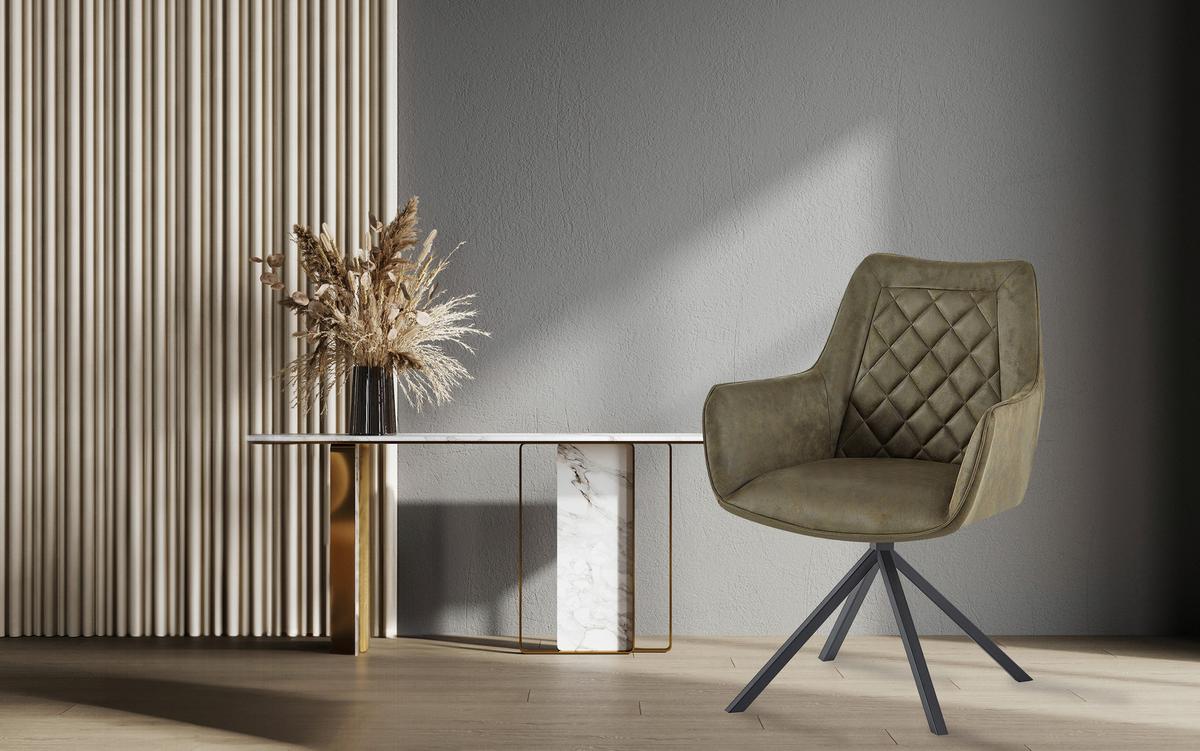 Armlehnstuhl Aeron Grün B: 62 cm - Design (62/89/59.5cm) - Kayoom