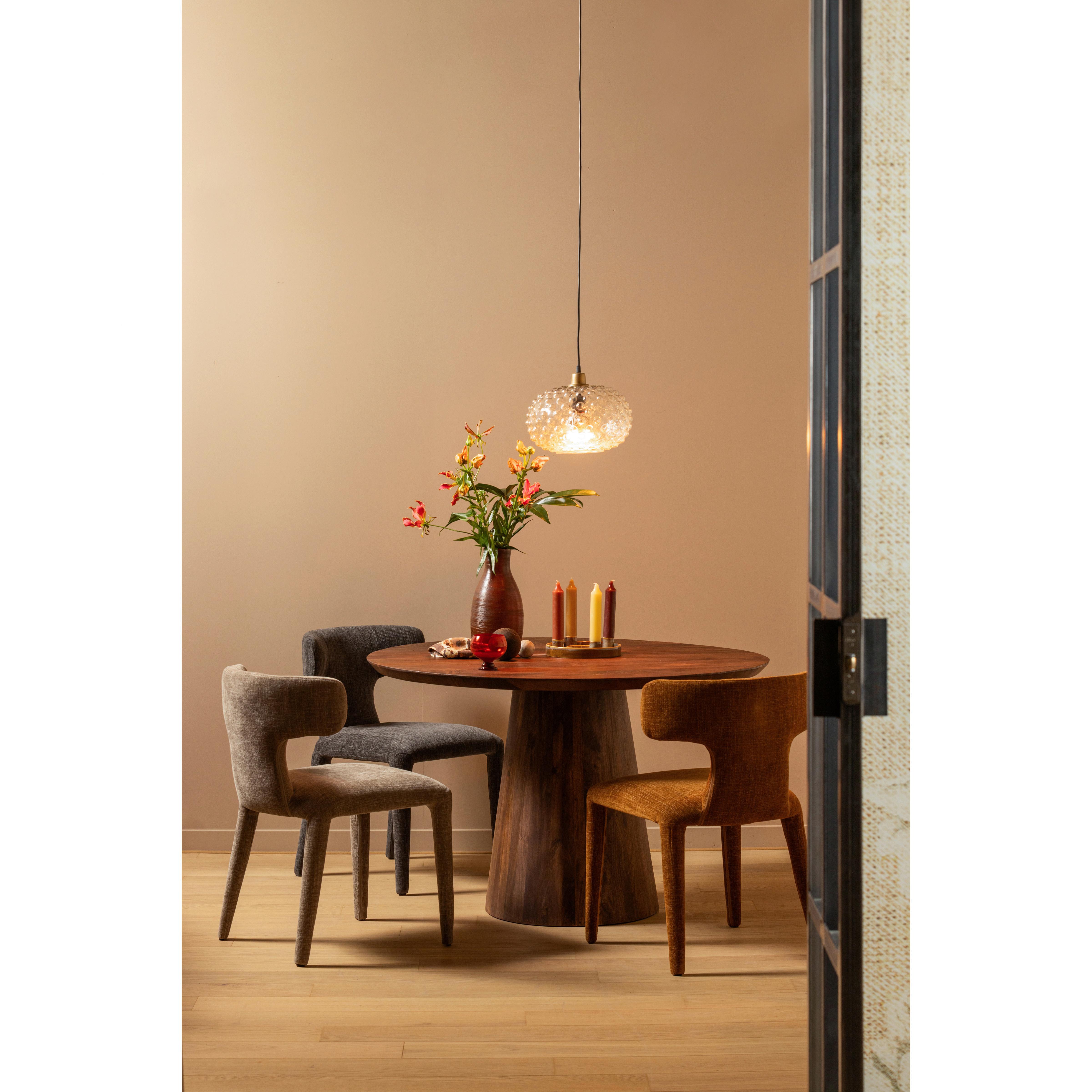 Esstisch Limit Walnussfarben L: 130 cm - Walnussfarben, Design, Holz (130/130/76cm) - Livetastic