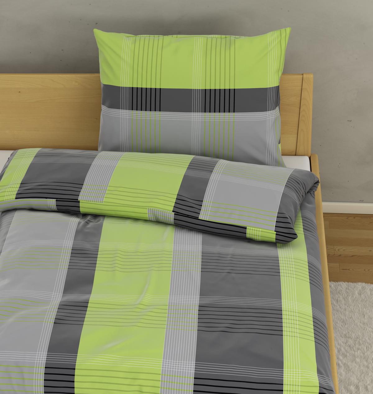 Ágyneműhuzat-garnitúra Beatrix - zöld, Modern, textil (140/200cm) - Luca Bessoni