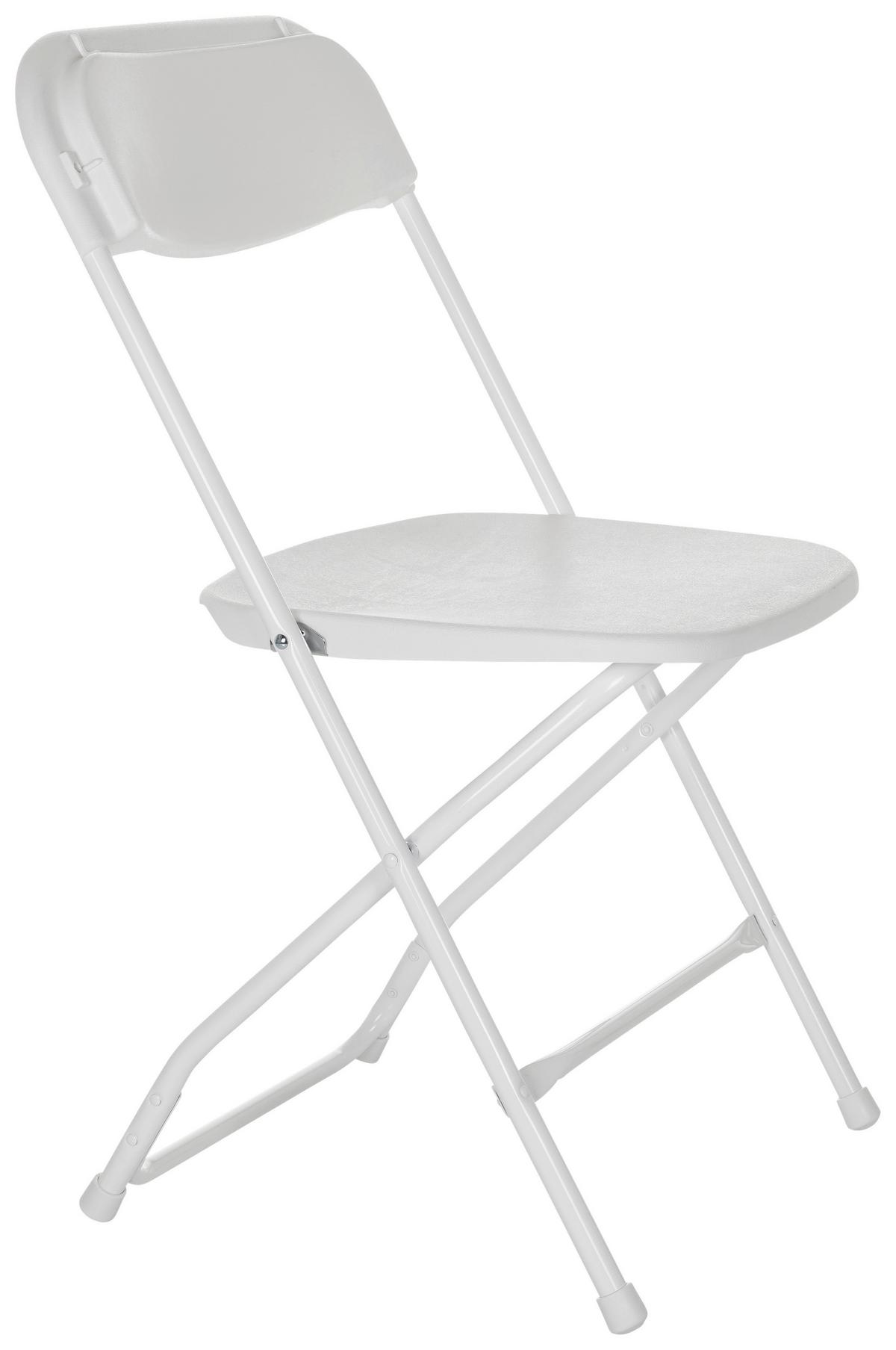 Klappstuhl Tudela Xxl W - Weiß, Basics, Kunststoff (46/80/50cm) - MID.YOU