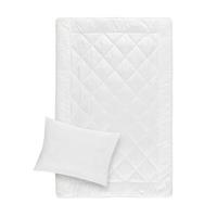 Souprava přikrývky a polštáře Sabine, 70/90 140/200cm - bílá, Konvenční, textil (140/200cm) - Based