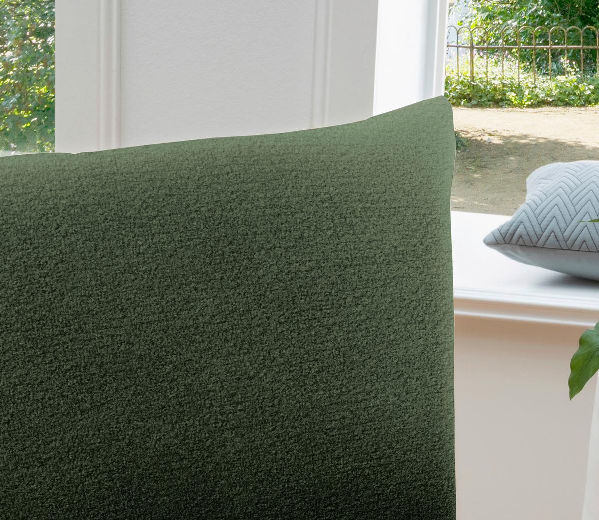 Relaxsessel Cremona Dunkelgrün B: 100 Cm - Dunkelgrün/Schwarz, Design, Textil (100/78/96cm) - Livetastic