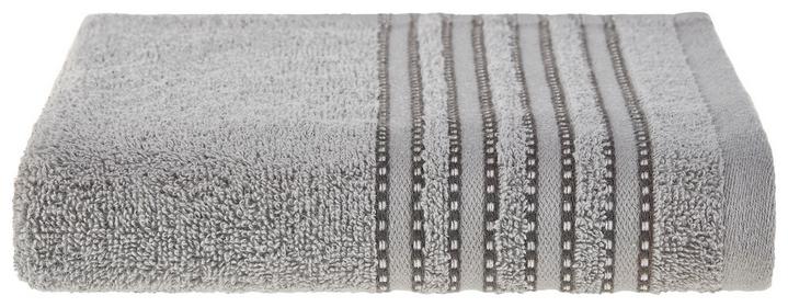 Handtuch in Grau mit hübscher Bordüre Handtuch in Grau mit hübscher Bordüre