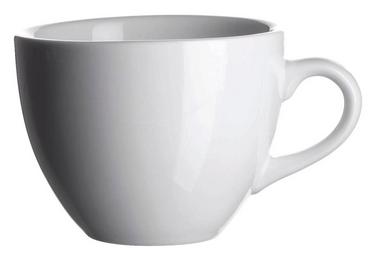 Set aus 6 Kaffeetassen mit Untertassen in Weiß Set aus 6 Kaffeetassen mit Untertassen in Weiß