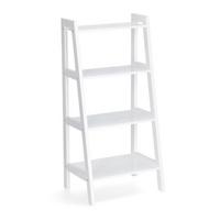 Standregal Weiß BxHxT: 43x32x90, 4 Ablagen - Basics, Holzwerkstoff (43/32/90cm) - Zeller Present