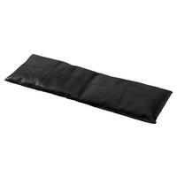 Bankauflage Lederkissen Schwarz B: 104 cm - Schwarz, Design, Leder (104/3/35cm) - MID.YOU
