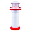 Kindertischleuchte 4113024 Leuchtturm - Rot/Weiß, Basics, Holz/Kunststoff (12,5/31cm)